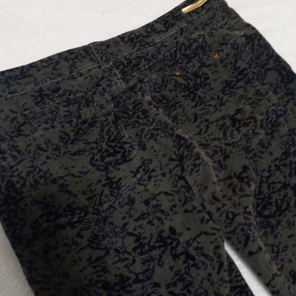 Anthropologie Pilcro and the Letterpress Serif Green & Black Corduroy Pants - Picture 12 of 16